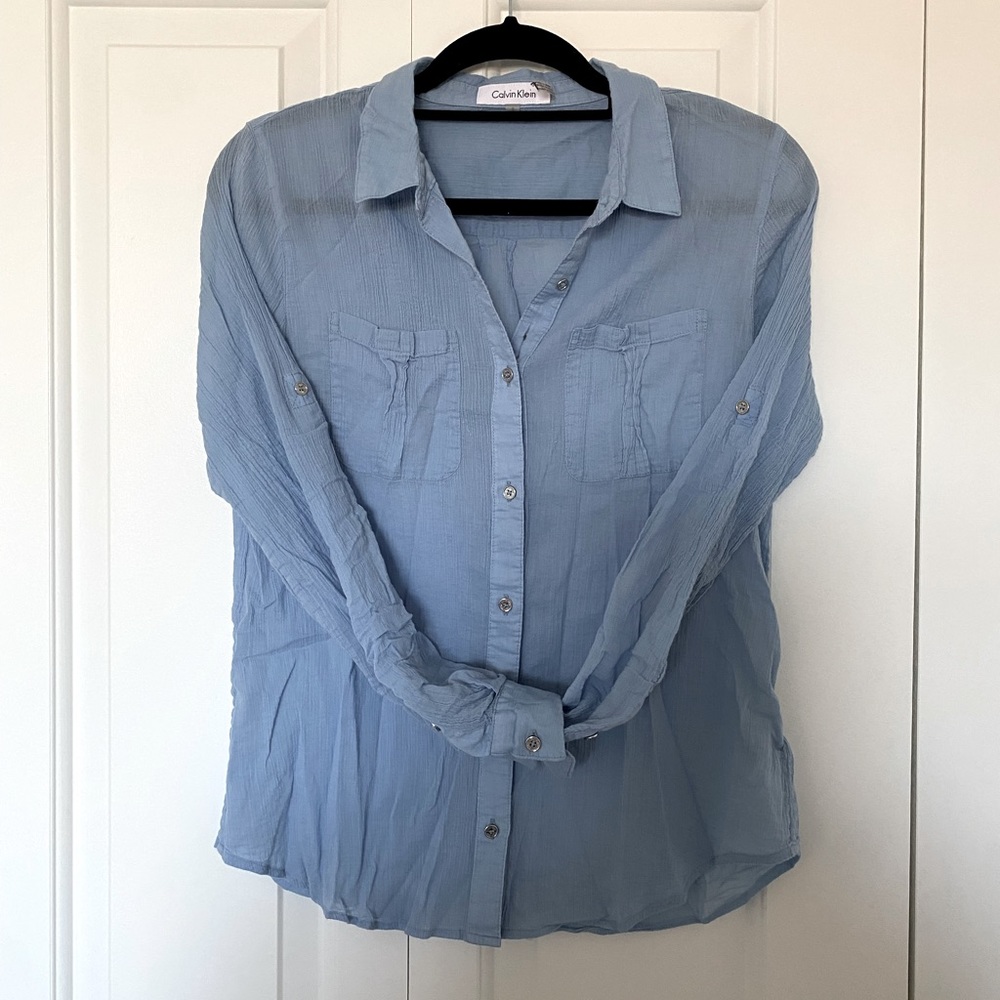 🎉5/$30 -  CK blouse - flawed